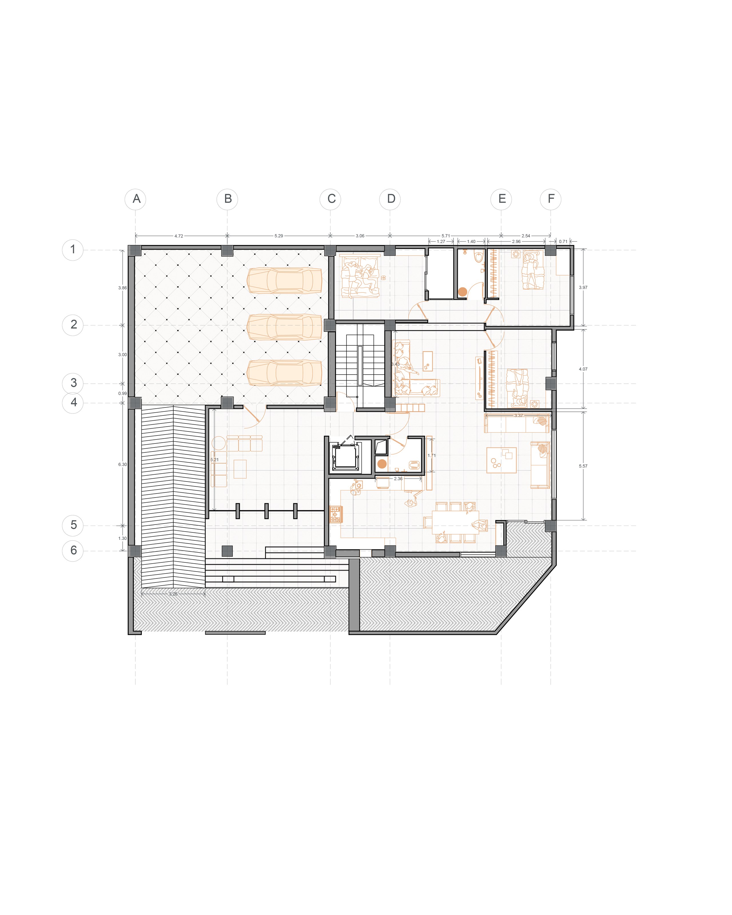 پلان طبقه همکف